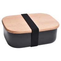 HANAKO/ハナコ HANAKO ハナコ HANAKO ステンレス 弁当箱 ランチボックス 木蓋付きフードボックス 670ml 角型 1段 日本製 FOOD BOX STA/507828125