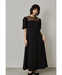 niana/ニアナ niana デコレートドットAラインドレス マタニティ 妊婦 結婚式 同窓会 二次会 成人式 パーティードレス オケージョンドレス お呼ばれワンピース/507828310