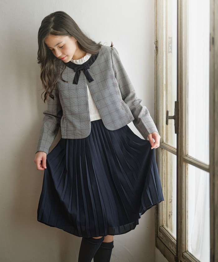 Muuuuu ‼️ recto ジャケット グレンチェック 10-159351.jpg