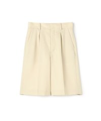 MACPHEE/ウールギャバジン タックハーフパンツ/507828575