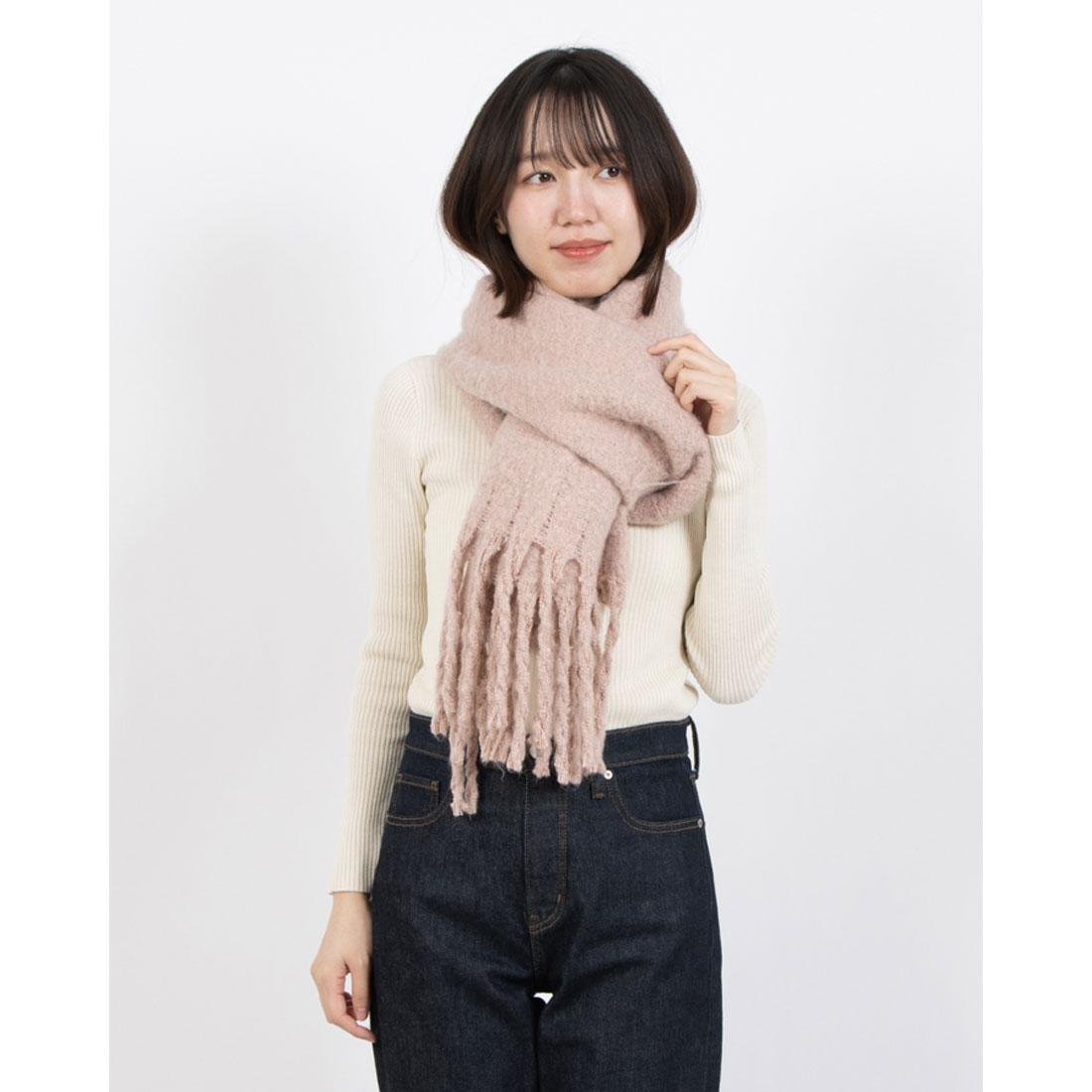 【最終価格】agnes b. BF12 ECHARPE　リバーシブルマフラー セール】【Outlet】【ユニセックス】BF12 ECHARPE リバーシブル