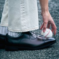 texcyluxe/ミニマルなセミスクエアトゥ×上質感×フィット性 | ストレートチップ/507829201