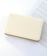ALTROSE/アルトローズ ALTROSE 名刺入れ レディース メンズ バイカラー シボ感 シボ 本革風 名刺ケース カード入れ おしゃれ シンプル 薄い 薄型 合皮 アゲ/507007285