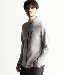 NICOLE CLUB FOR MEN/ヘリンボン　ショートスタンドカラーブルゾン/507777891