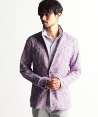NICOLE CLUB FOR MEN/メランジワッフルカットジャケット/507777935