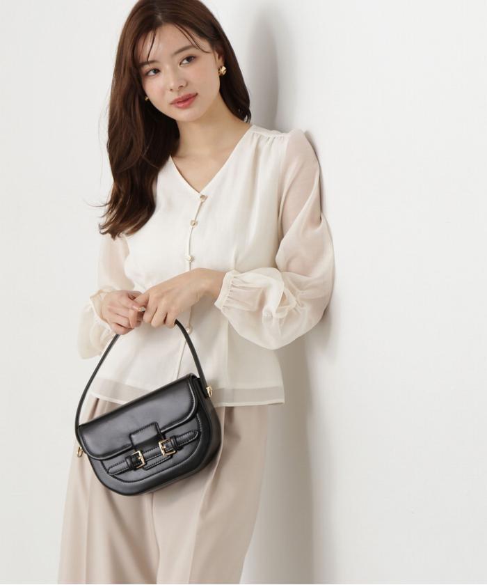 入荷なう シアーペプラムブラウス(507805478) | プロポーション ボディ 服&ファッション小物