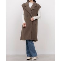 GIPSY BLUE/ジプシーブルー GIPSY BLUE ふわモコボアテーラーロングベスト/507829065