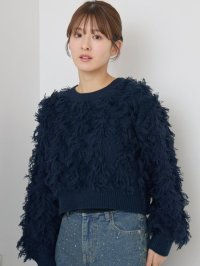 RETRO GIRL/レトロガール RETRO GIRL フリンジニットプルオーバー/507829548