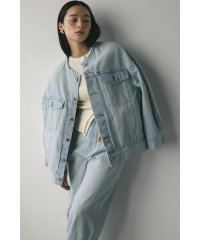 STYLEMIXER/ノーカラーデニムジャケット/507829883