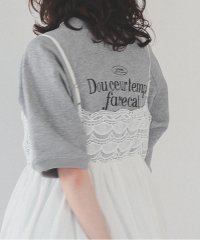 titivate/刺繍入りハーフスリーブスウェットプルオーバー/507830025