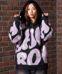 1111clothing/ワンフォークロージング 1111clothing シャギーJQ ニットパーカー/507830043