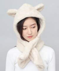 AMS SELECT/エーエムエスセレクト A.M.S.select フードマフラー 耳付き ねこ耳/507830079