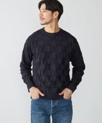 SHIPS MEN/SHIPS: 〈手洗い可能〉Amossa(R) シャンティ ブロック リンクス編み 長袖 ニット/507830266