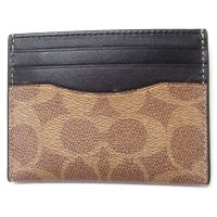 COACH/コーチ COACH コーチ 財布 COACH アウトレット シグネチャーキャンバス スリム ID カード ケース CW366 NRX/507830639
