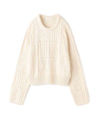 GALERIE VIE/ガンジーニット クルーネックプルオーバー/507830857