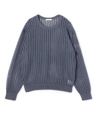 GALERIE VIE/オープンワークコットン クルーネックプルオーバー/507830862