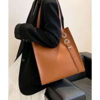 florge/フロージュ florge 【A4対応/2wayベルト調節】アシンメトリーショルダー縦型レザータッチトートバッグ/オフィスバッグ/507831478