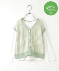 ikka kids/【メディア紹介商品】サイドボタンニットベストアンサンブル（120〜160cm）【親子おそろい】/507534484