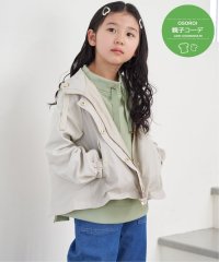 ikka kids/【メディア紹介商品／親子おそろい】サテンフレア比翼マウンテンパーカー（120〜160cm）/507581662