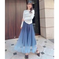 Noela/ノエラ Noela 【追加生産】グラデーションスタッズスカート/507831535