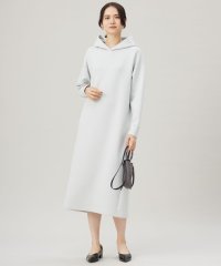 JIYU-KU /【WEB限定・洗える】マットストレッチダンボールフーディー ワンピース/507832142