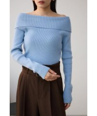 AZUL by moussy/オフショルダーニット/507832288