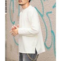 LUXSTYLE/ラグスタイル LUXSTYLE 無地ビッグシルエットロンT/UVカット UVケア 速乾 ドライ 軽量 ビッグシルエット 大きめ 無地 梨地 トップス インナー /507832822