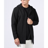 LUXSTYLE/ラグスタイル LUXSTYLE Bernings Sho(バーニングショー)キルティング千鳥柄フード付きカーディガン/ブランド 大きいサイズ フード ボタンレス/507832832