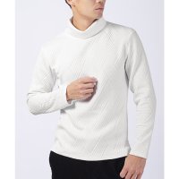 LUXSTYLE/ラグスタイル LUXSTYLE Bernings Sho(バーニングショー)キルティングバイアス柄タートルネックロンT/Tシャツ ブランド トップス タートルネ/507832835