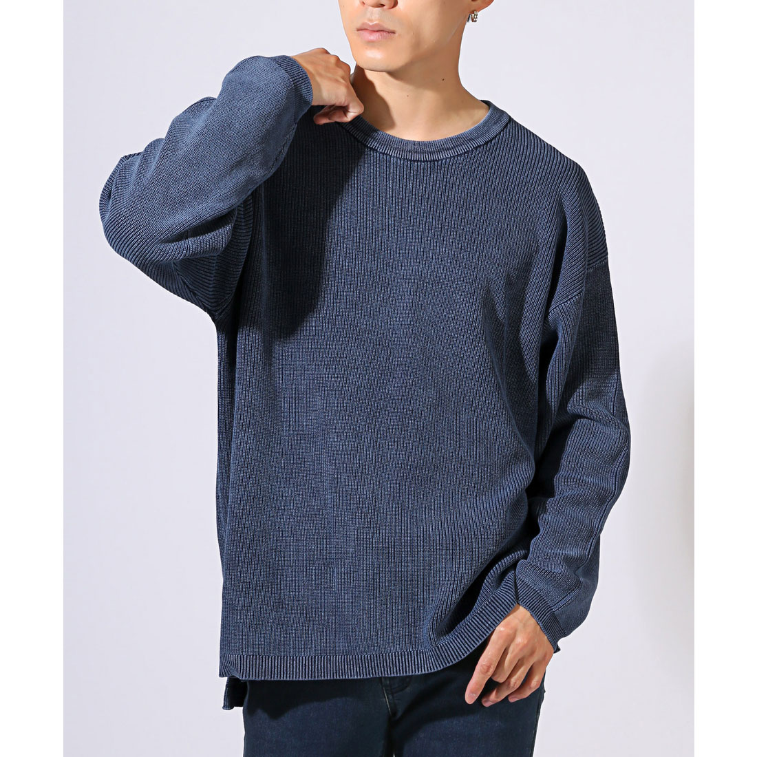 【オシャレ☆LACOSTE】ケーブル編みニット チュニック　カシミヤ　サイズTU af2587-id2-sub7.