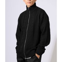 LUXSTYLE/ラグスタイル LUXSTYLE アラン柄ダブルジップアップジャケット/カーディガン メンズ レディース アラン柄 ケーブル編み ドライバーズニット オーバーサイ/507832855