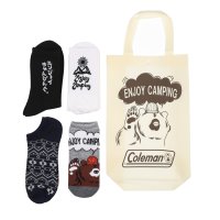 Coleman/コールマン Coleman トレッキング ソックス COELMAN 不織布バック付き ソックス4P HAPPY BAG 2433TCA/507833808