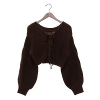 archives/アルシーヴ archives 袖ケーブルボレロカーディガン/507833891
