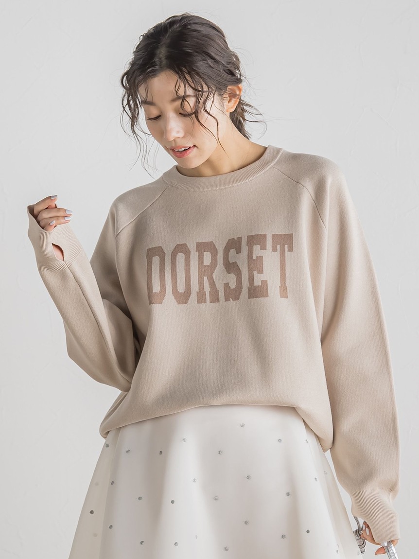 Droite lautreamont / ドロワットロートレアモン 【WEB限定】2WAY透かし柄ラインニット≪手洗い可能≫ ドロワット ロートレアモン Droite lautreamont 【WEB限定】2WAY