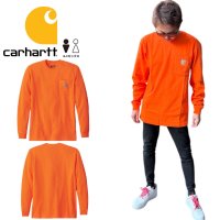 Carhartt/カーハート Carhartt CARHARTT 長袖Tシャツ ロンt トップス K126 ロングスリーブ ポケット ロゴ メンズ レディース Workwear /507774253