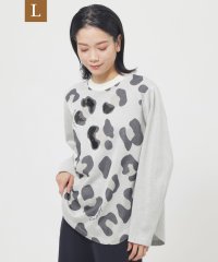 エヴェックス バイ クリツィア　Lサイズ/【L】【ウォッシャブル】パンサージャカードカットソー/507793795