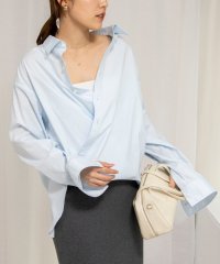 Rie Miller/レギュラーカラー2WAYシャツ/507832967