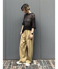 emmi atelier/撥水 サイドタックパンツ/507835519
