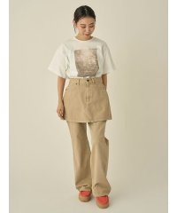 emmi atelier/スカートレイヤードセミフレアパンツ/507835520