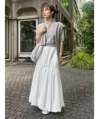 emmi atelier/eco 撥水ティアードボリュームスカート/507835525
