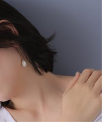 Lilas/バロックパール10mmチェーンピアス K10（両耳）/507835659