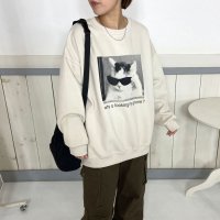 CRB/シーアールビー CRB ネコサングラスプルオーバー/507835883