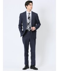 TAKA-Q/タカキュー TAKA－Q ストレッチウォッシャブル レギュラーフィット 2ボタン2ピーススーツ ウィンドペン紺/507835949
