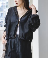 NOBLE/ミルキーシアースタンドカラーパーカーブルゾン/507835956