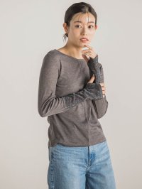 Droite Lautreamont/ドロワット ロートレアモン Droite lautreamont 2WAYラメカフスインナー≪洗濯機で洗える≫/507836031