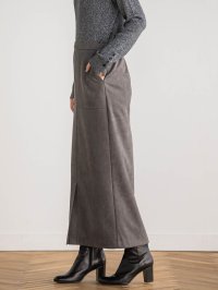 Droite Lautreamont/ドロワット ロートレアモン Droite lautreamont ストレッチスエードスカート≪洗濯機で洗える≫/507836033
