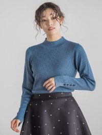 Droite Lautreamont/ドロワット ロートレアモン Droite lautreamont ラメRIBニットプルオーバー≪手洗い可能≫/507836034