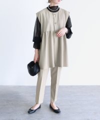 reca/レカ reca ペプラムベスト×テーパードパンツ×トップスセット3点セット（bel－hr－0616－set2）オケージョン セットアップ/507836050
