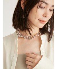 emmi atelier/プランプチェーンショートネックレス/507836062