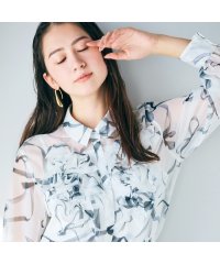 Audie a Muses/リボンプリントシアーブラウス/507836215
